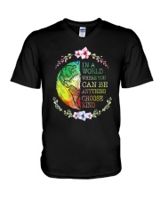 You Can Be Anything Be Kind V-Neck T-Shirt thumbnail
