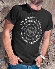 You Belong Among The Wildflowers Classic T-Shirt lifestyle-mens-crewneck-front-4
