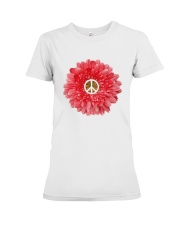 FLOWER PEACE Premium Fit Ladies Tee thumbnail