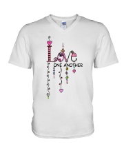 Love One Another World V-Neck T-Shirt thumbnail