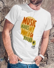 MUSIC MAKE MY WORLD GO ROUND Classic T-Shirt lifestyle-mens-crewneck-front-4