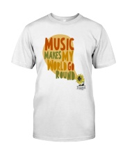 MUSIC MAKE MY WORLD GO ROUND Premium Fit Mens Tee thumbnail