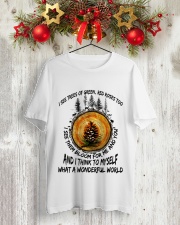 Myself What A Wonderful World Classic T-Shirt lifestyle-holiday-crewneck-front-2