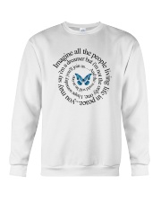 IMAGINE ALL THE PEOPLE LIVING LIFE IN PEACE Crewneck Sweatshirt thumbnail