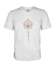 Yoga Mandala V-Neck T-Shirt thumbnail