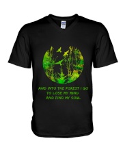 And Into The Forest I Go V-Neck T-Shirt thumbnail