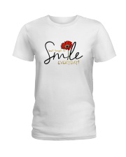 DON'T FORGET TO SMILE EVERYDAY Ladies T-Shirt thumbnail