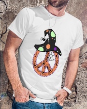 PEACE HALLOWEEN Classic T-Shirt lifestyle-mens-crewneck-front-4