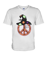 PEACE HALLOWEEN V-Neck T-Shirt thumbnail