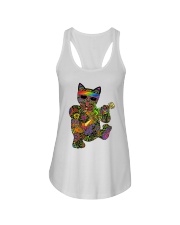 CAT HIPPIE Ladies Flowy Tank thumbnail