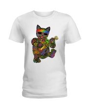CAT HIPPIE Ladies T-Shirt thumbnail