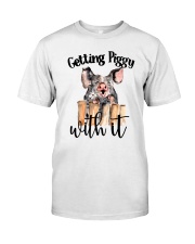 GETTING PIGGY WITH IT Premium Fit Mens Tee thumbnail