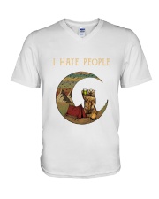 Camping V-Neck T-Shirt thumbnail