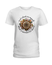 And I Think To Myself Ladies T-Shirt thumbnail