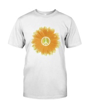 FLOWER PEACE Premium Fit Mens Tee front