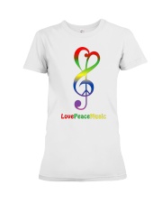 Peace Love Music Premium Fit Ladies Tee thumbnail