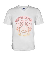 CP-D25021918-Mountain is calling and i must go 3 V-Neck T-Shirt thumbnail