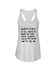 Blackbird Singging Ladies Flowy Tank thumbnail