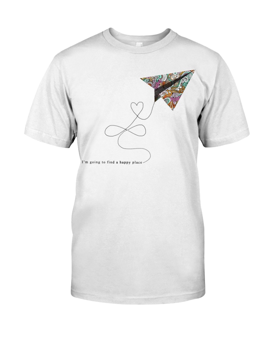 FIND A HAPPY PLACE Premium Fit Mens Tee