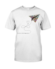 FIND A HAPPY PLACE Premium Fit Mens Tee front