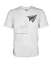 FIND A HAPPY PLACE V-Neck T-Shirt thumbnail