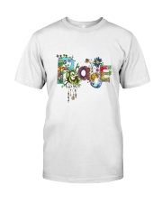 PEACE LOVE Classic T-Shirt thumbnail