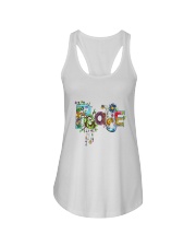 PEACE LOVE Ladies Flowy Tank thumbnail