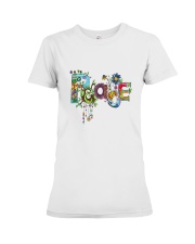 PEACE LOVE Premium Fit Ladies Tee thumbnail