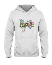 PEACE LOVE Hooded Sweatshirt thumbnail