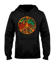 PEACE LOVE Hooded Sweatshirt thumbnail
