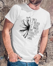 PEACE FLOWER Classic T-Shirt lifestyle-mens-crewneck-front-4