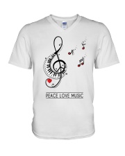 PEACE MUSIC V-Neck T-Shirt thumbnail