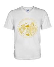 On A Dark Desert Highway V-Neck T-Shirt thumbnail