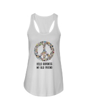 HELLO DARKNESS MY OLD FRIEND Ladies Flowy Tank thumbnail