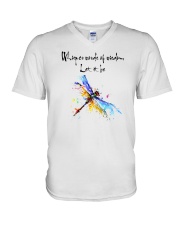 Whisper Words Of Wisdom V-Neck T-Shirt thumbnail