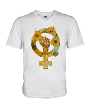 PEACE SIGN V-Neck T-Shirt thumbnail