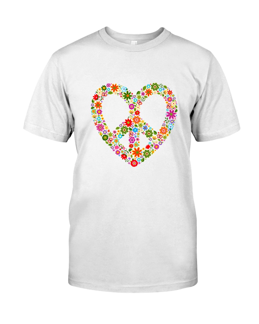 PEACE LOVE Premium Fit Mens Tee