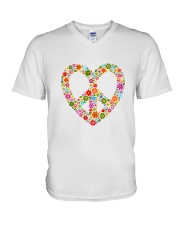 PEACE LOVE V-Neck T-Shirt thumbnail