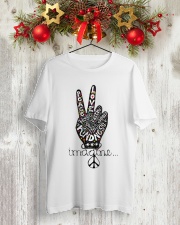HIPPIE IMAGINE Classic T-Shirt lifestyle-holiday-crewneck-front-2