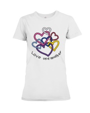 LOVE ONE ANOTHER Premium Fit Ladies Tee thumbnail