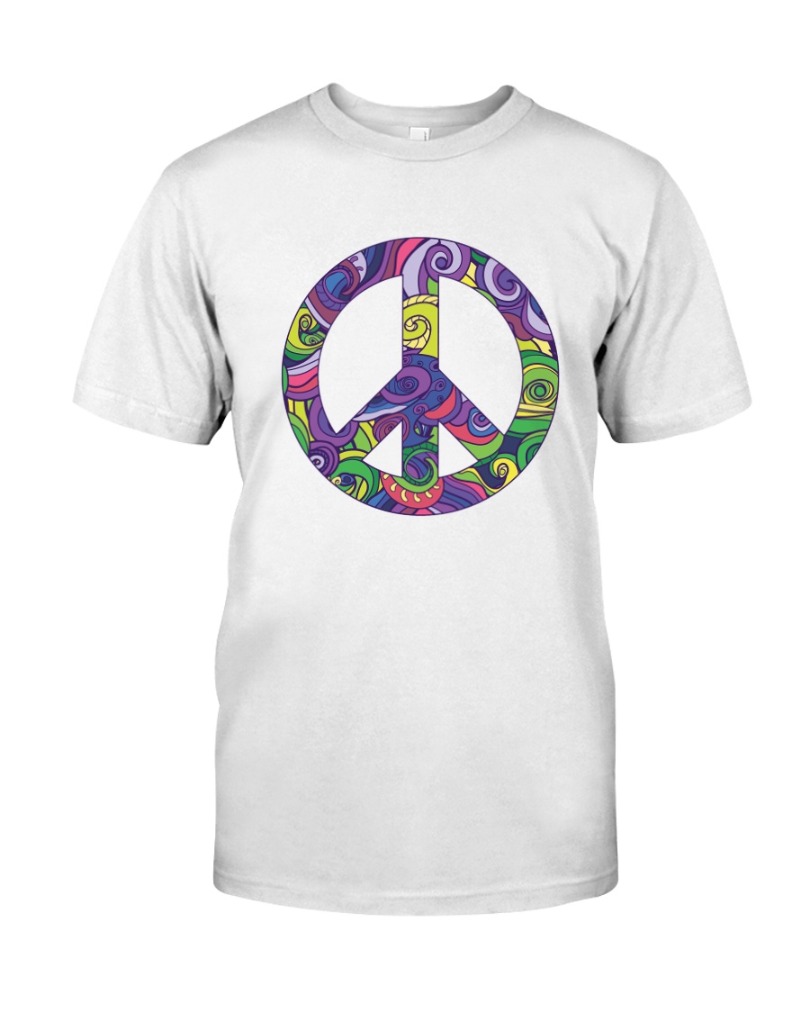 Peace Love Music Premium Fit Mens Tee