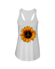 PEACE SUNFLOWER 2 Ladies Flowy Tank thumbnail