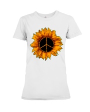 PEACE SUNFLOWER 2 Premium Fit Ladies Tee thumbnail