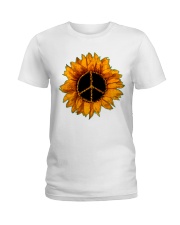 PEACE SUNFLOWER 2 Ladies T-Shirt thumbnail
