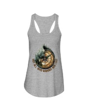 Not all who wander are lost Ladies Flowy Tank thumbnail