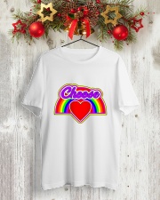CHOOSE HEART Classic T-Shirt lifestyle-holiday-crewneck-front-2