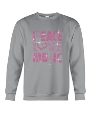 PEACE LOVE MUSIC Crewneck Sweatshirt thumbnail