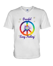 Peace Love Music V-Neck T-Shirt thumbnail