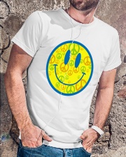 SMILE PEACE Classic T-Shirt lifestyle-mens-crewneck-front-4