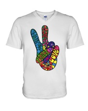 PEACE V-Neck T-Shirt thumbnail